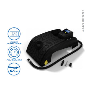 Digital Double Barrel Foot Pump