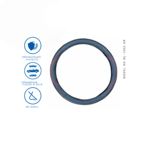 Premium Steering Wheel Cover – Black