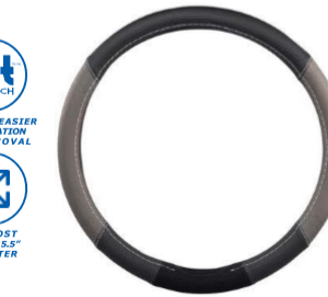 Premium Steering Wheel Cover – Gray