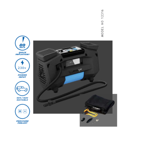 Superfast 4x4 / SUV Digital Tyre Inflator – 230V