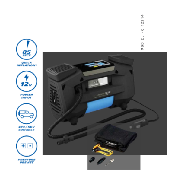 Programmable Superfast 4x4 / SUV Digital Tyre Inflator